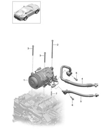 Compressor / Air conditioning (PR:573) 991 GT3 2014-17