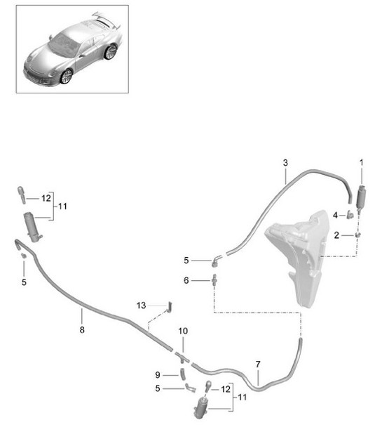 Diagram 904-020 Porsche 9J1.1 Taycan 2020-24 