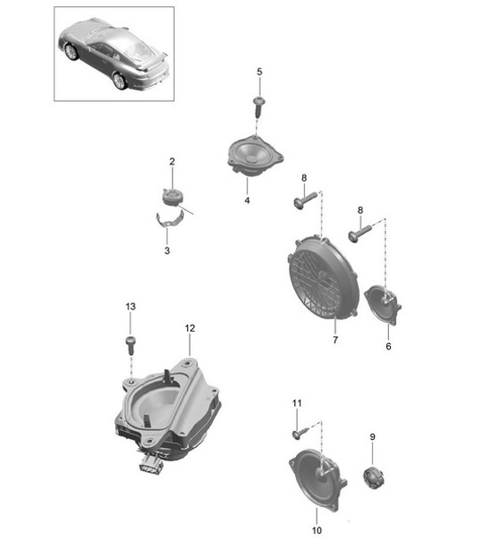 Diagram 911-005 Porsche 944 (1982-1991) 