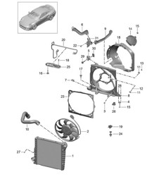 Water cooling 3 - Radiator Fan - 991 Turbo / GT2 RS 2014-20