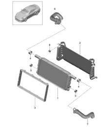 Radiator - Centre - 991 Turbo / GT2 RS 2014-20