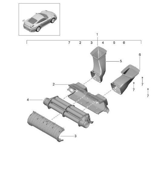 Diagram 106-002 Porsche Macan (95B) MK1 (2014-2018) Engine