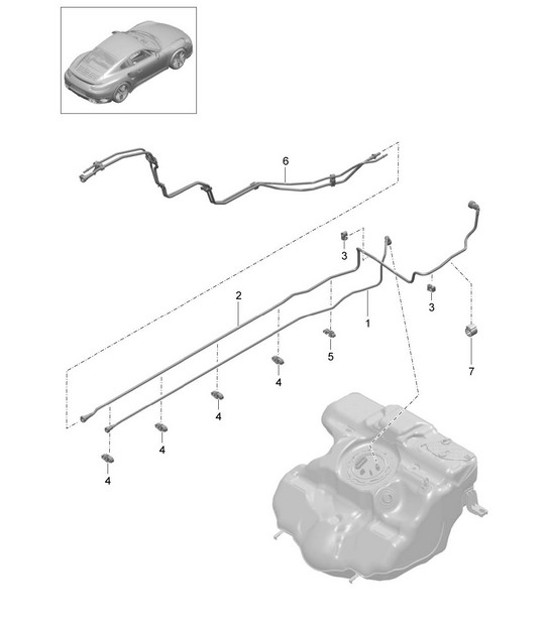 Diagram 201-005 Porsche Taycan (9J1) MK1 2020-2024 