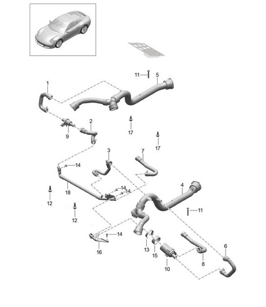 Diagram 305-020 Porsche Macan (95B) MK1 (2014-2018) Transmission