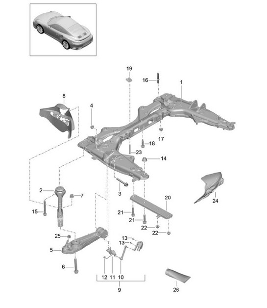 Diagram 401-002 Porsche Taycan Turbo Cross Turismo 