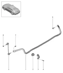 Anti-roll bar - PR:475 PASM - 991 Turbo >>2016