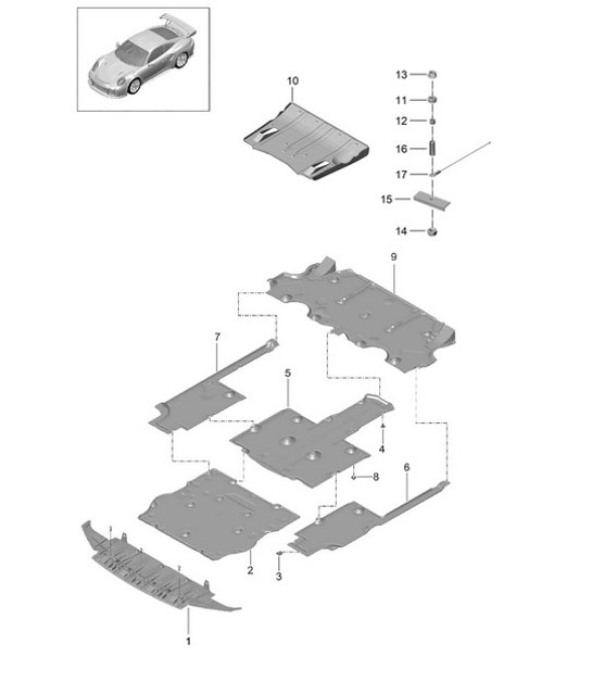 Diagram 801-072 Porsche Macan (95B) MK1 (2014-2018) Body