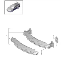 Bumper carrier - Front - 991 GT2 RS 2014-20