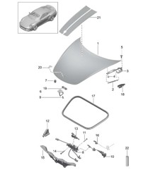 Front Bonnet 991  Turbo 2014-20
