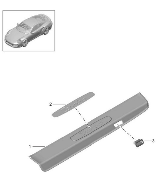 Diagram 807-055 Porsche Macan (95B) MK1 (2014-2018) Body