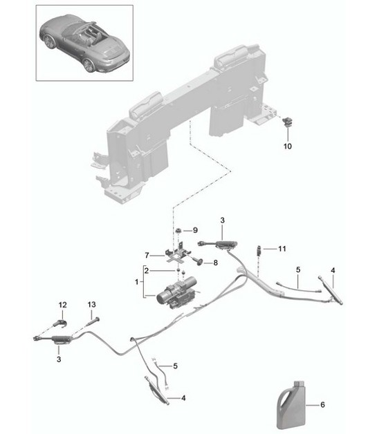 Diagram 811-055 Porsche 911 1978-1983 3.0L / SC Body