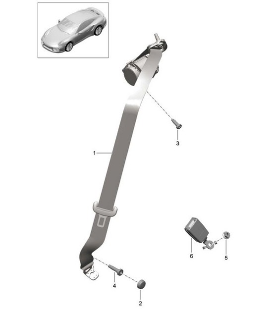 Diagram 812-006 Porsche Macan (95B) MK1 (2014-2018) Body