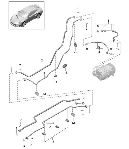 Diagram 813-027 Porsche Macan (95B) MK1 (2014-2018) Body