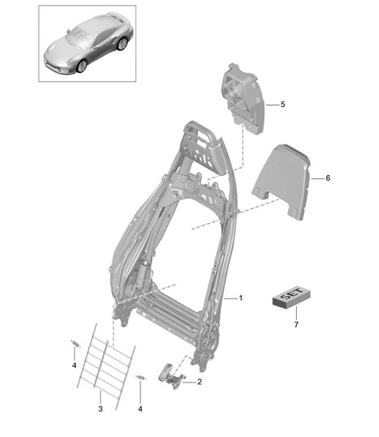 Diagram 817-027 Porsche Macan (95B) MK1 (2014-2018) Body