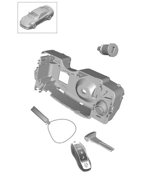 Diagram 898-000 Porsche Panamera 970 MK1 (2009-2013) Body