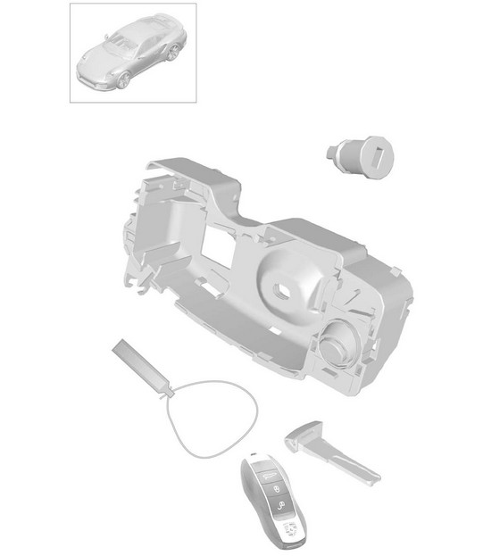 Repair set / Set of locks 991 Turbo / GT2 RS 2017>>