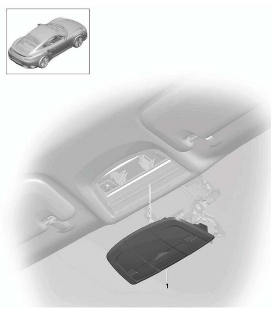 Console / Roof 991 Turbo / GT2 RS 201