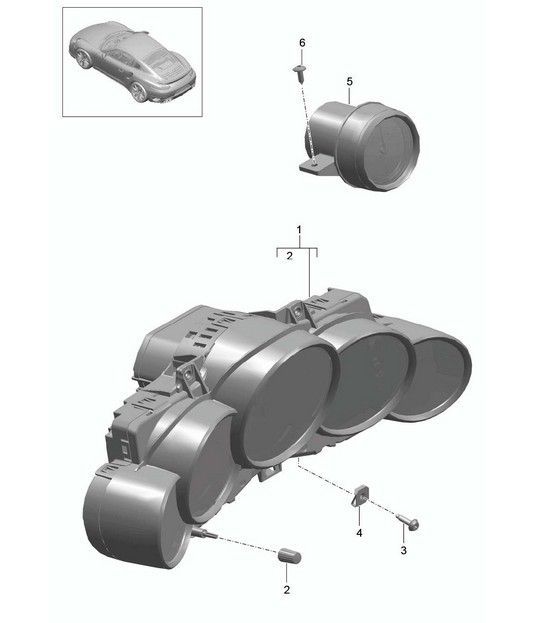 Instruments / Stopwatch (PR:022) 991 Turbo >>2016