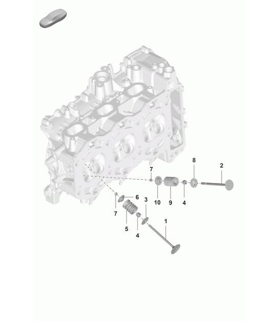 Diagram 103-010 Porsche 912E 4CYL 1976 