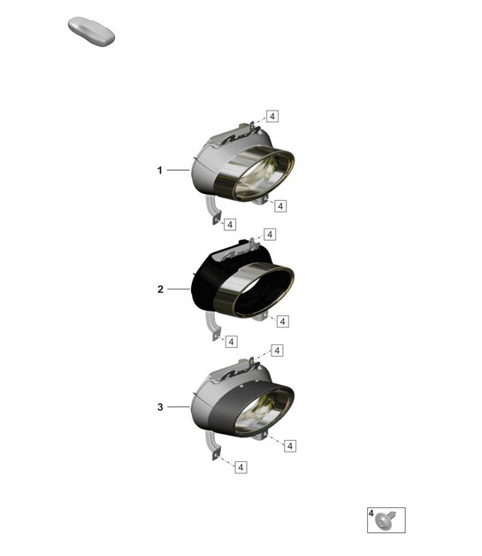 Diagram 202-450 Porsche 991 (911) MK1 2012-2016 Fuel System, Exhaust System