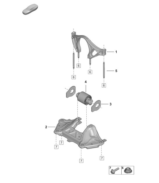 Diagram 306-000 Porsche 924 (1977-1988) Transmission