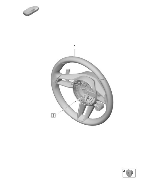 Diagram 403-200 Porsche Macan (95B) MK1 (2014-2018) Front Axle, Steering 
