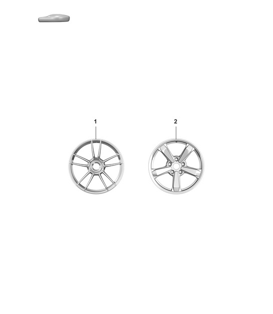 Alloy wheel - GTS - 992.1 Carrera 2019 - 2024