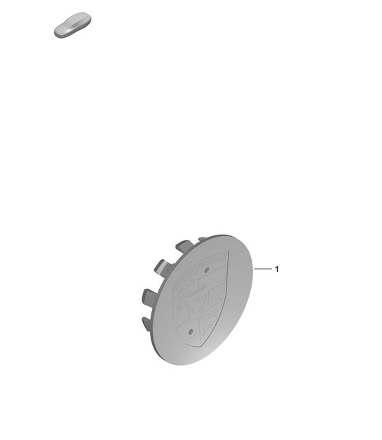 Hub cap  992.1 Carrera 2019 - 2024