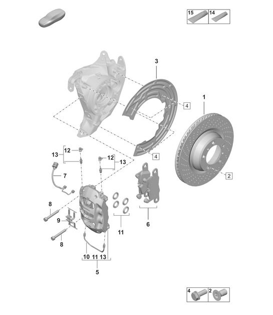 Disc brakes / Rear axle  - 17