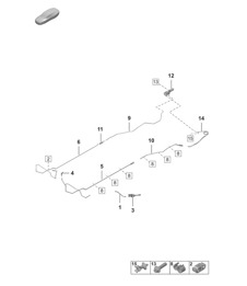 Hydraulic coupling / Clutch master cylinder  (PR:G1L, G1M, L0L, L0R) 992.1 Carrera 2019 - 2024