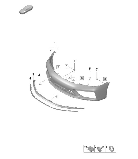 Diagram 802-010 Porsche Boxster 718 (982) 2017>> Body