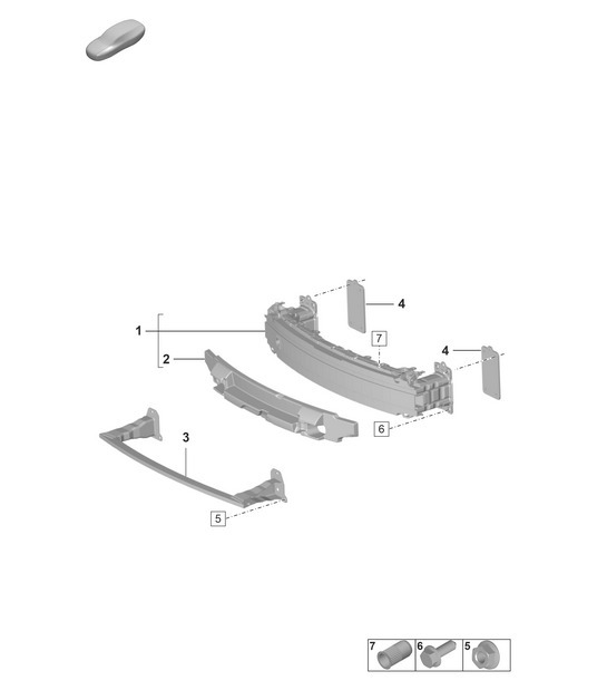 Diagram 802-410 Porsche 991 (911) MK1 2012-2016 Body