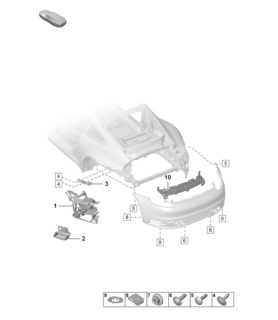 Diagram 802-700 Porsche Macan (95B) MK1 (2014-2018) Body