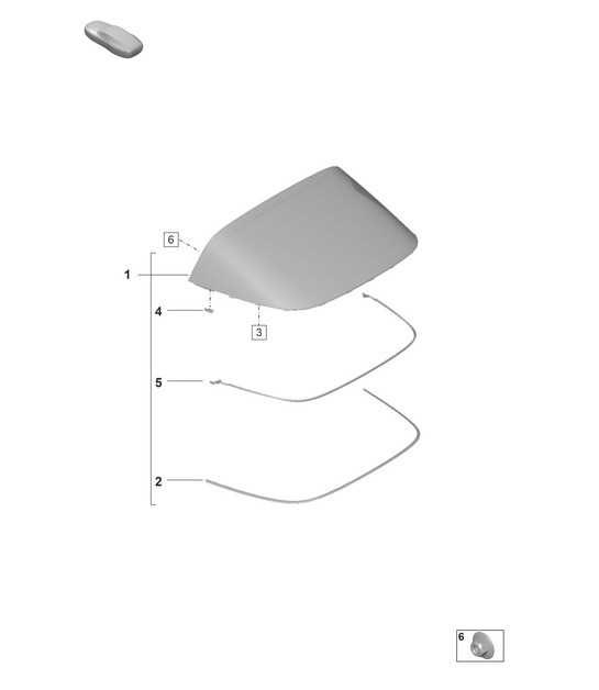 Diagram 805-030 Porsche 991 (911) MK1 2012-2016 Body