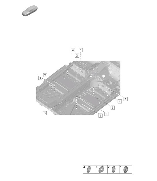 Diagram 806-300 Porsche Macan (95B) MK1 (2014-2018) Body