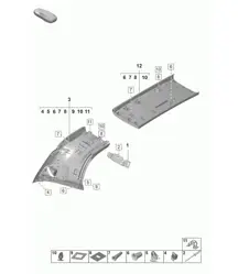 Trim / B-pillar - INNER, TARGA - 992.1 Carrera 2019 - 2024