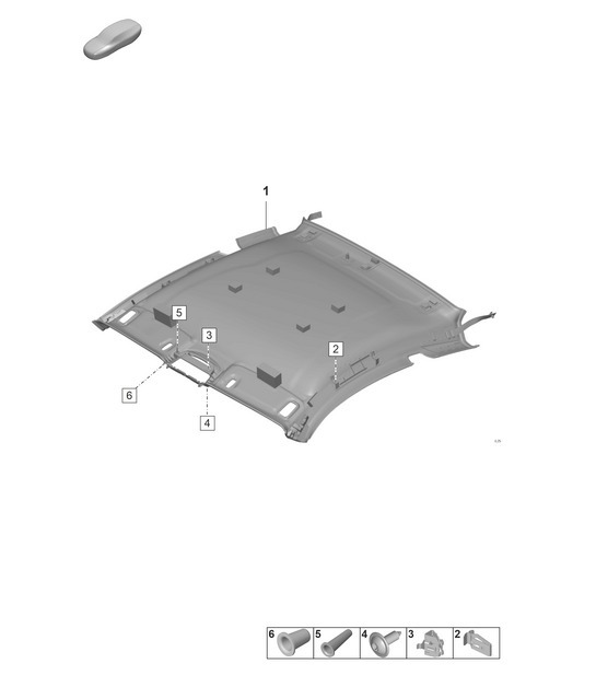 Diagram 807-510 Porsche 991 (911) MK1 2012-2016 Body