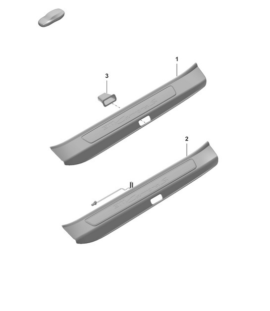Diagram 807-550 Porsche 992.1  Carrera 2S / GTS 3.0L 2019-24 Body