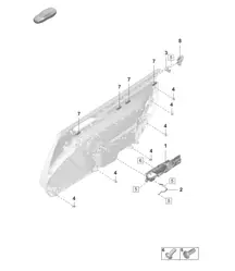 Door panel / Fasteners / Accessories  992.1 Carrera 2019 - 2024