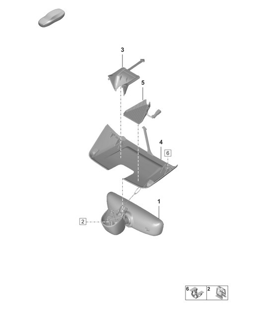 Diagram 809-700 Porsche Panamera 971 MK2 (2021-2023) 