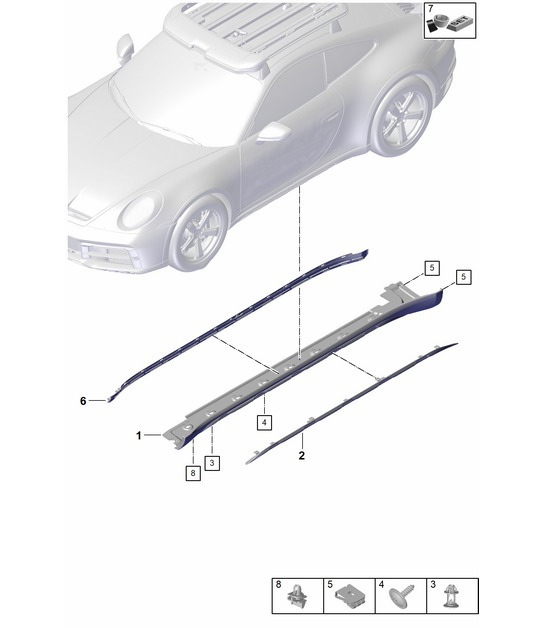 Diagram 810-510 Porsche Macan (95B) MK1 (2014-2018) Body