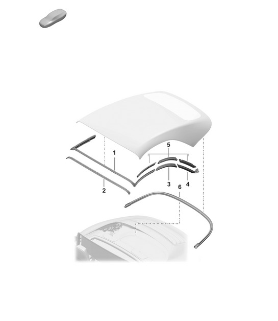 Gaskets - Cabrio - 992.1 Carrera 2019 - 2024