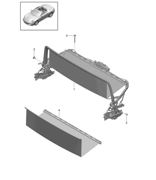 Diagram 811-500 Porsche Cayenne 9PA (955) 2003-2006 Body
