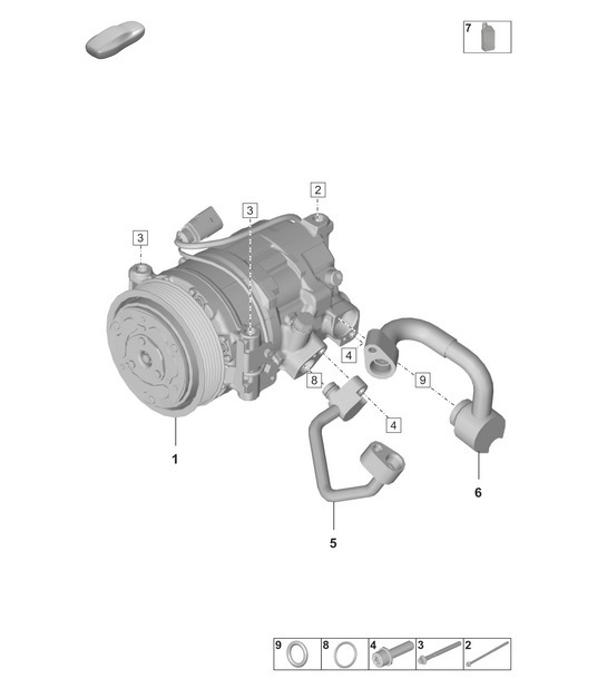 Diagram 814-200 Porsche Macan (95B) MK3 2022>> 
