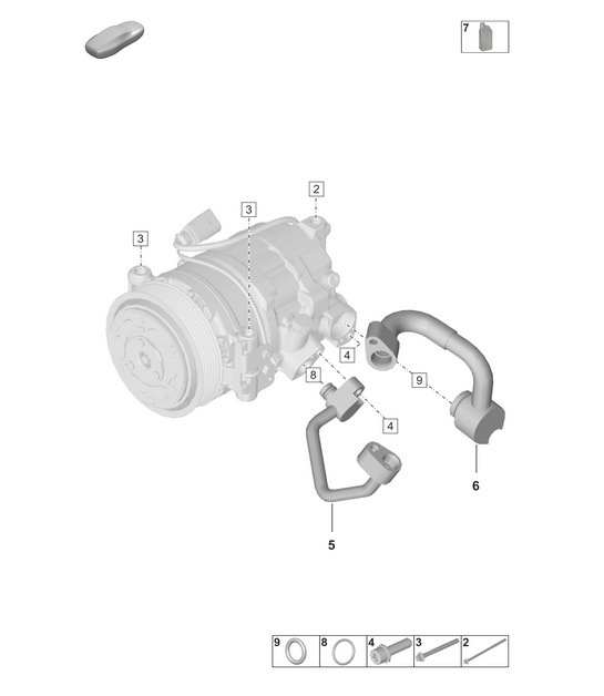 Diagram 814-201 Porsche Cayman 718C (982C) 2017>> Body