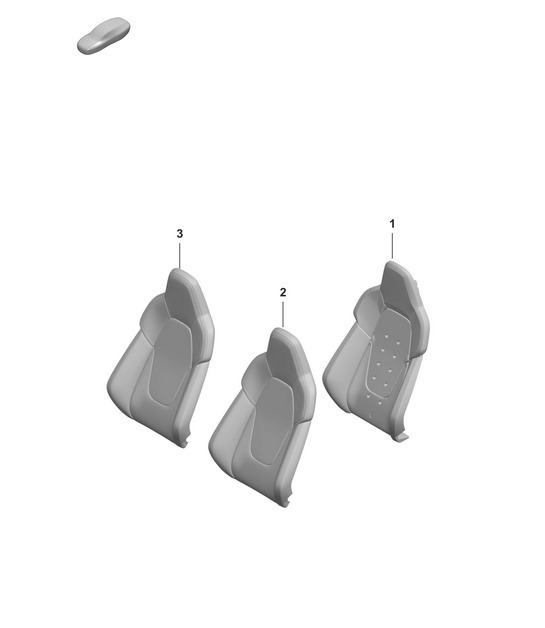 Diagram 817-325 Porsche 356 (1950-1965) Body
