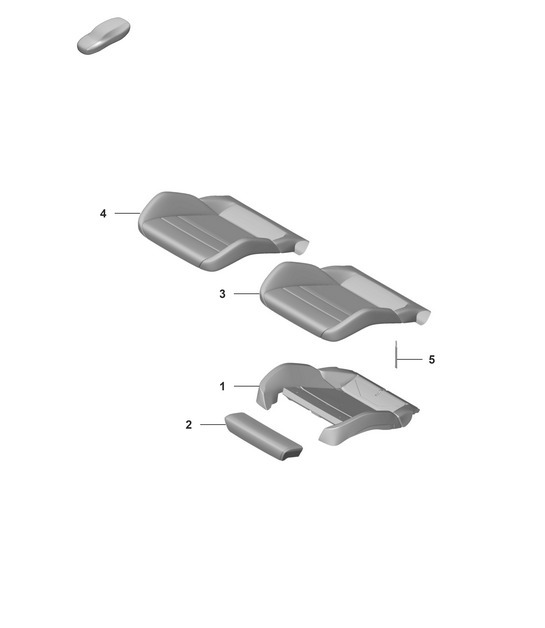 Diagram 817-430 Porsche 964 (911) RS 3.8L 1991-93 Body