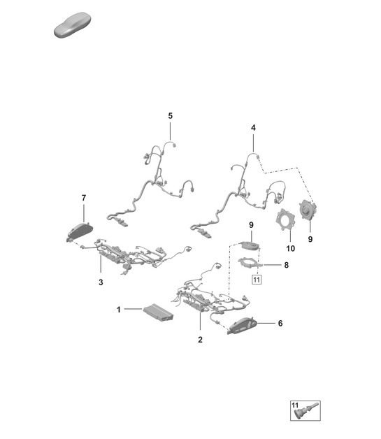 Diagram 817-520 Porsche Panamera 971 MK2 (2021-2023) 