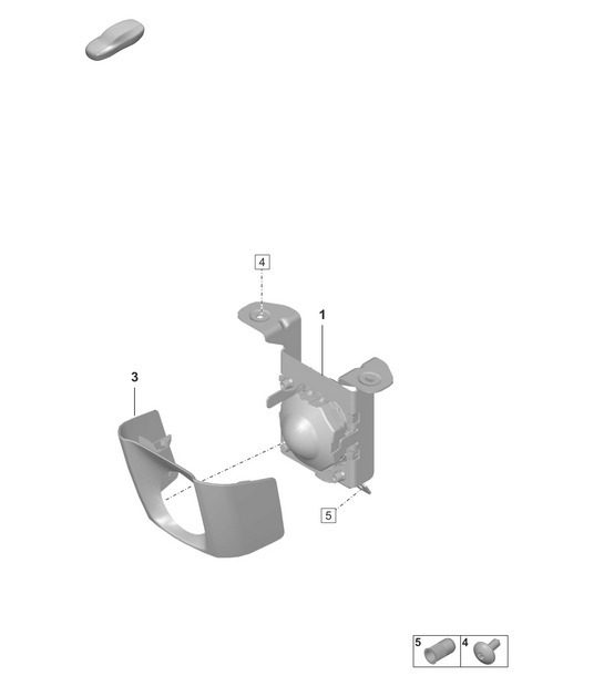 Diagram 901-050 Porsche Macan (95B) MK1 (2014-2018) Electrical equipment