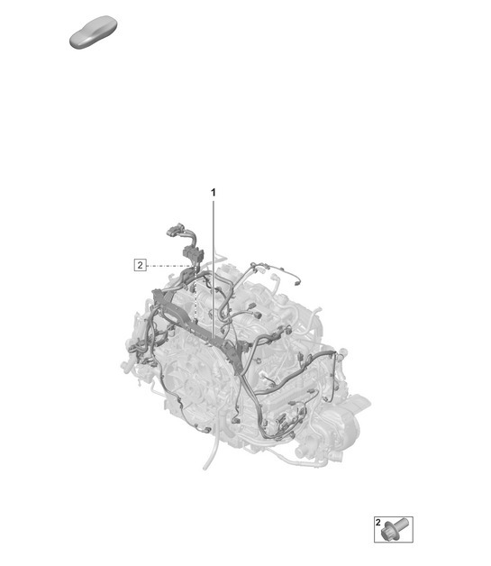 Diagram 902-080 Porsche 918 Spyder 2014-2015 